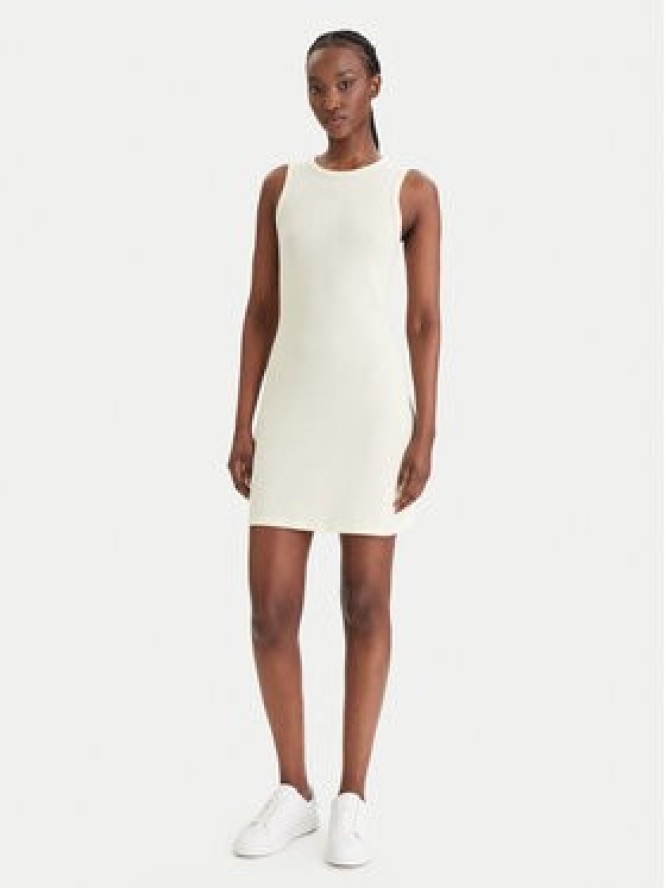 Calvin Klein Jeans Sukienka codzienna LV047F235G Żółty Slim Fit