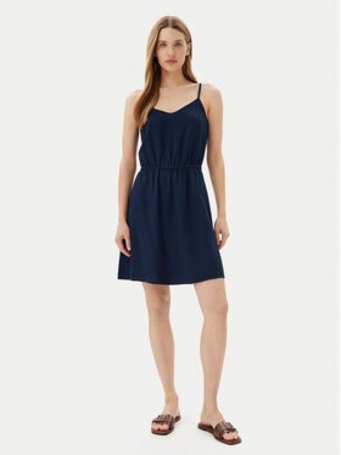 Vero Moda Sukienka letnia Mymilo 10303689 Granatowy Regular Fit