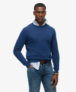 superdry Essentials Cotton Jumper – 100% bawełna organiczna, relaxed fit –