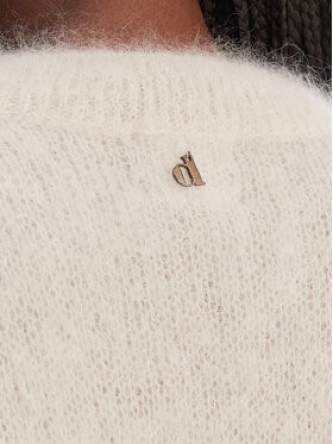 Dixie Sweter M277Y101A Écru Relaxed Fit