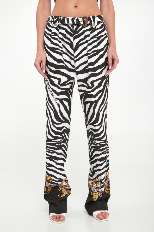 Spodnie damskie zwierzęcy wzór VERSACE JEANS COUTURE