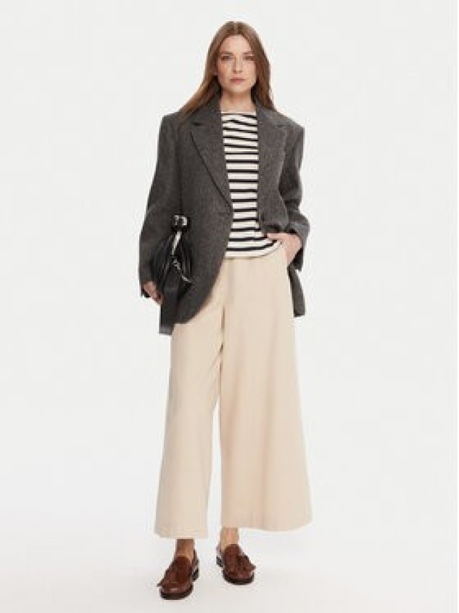 Weekend Max Mara Marynarka Tronto 2525046042 Szary Regular Fit