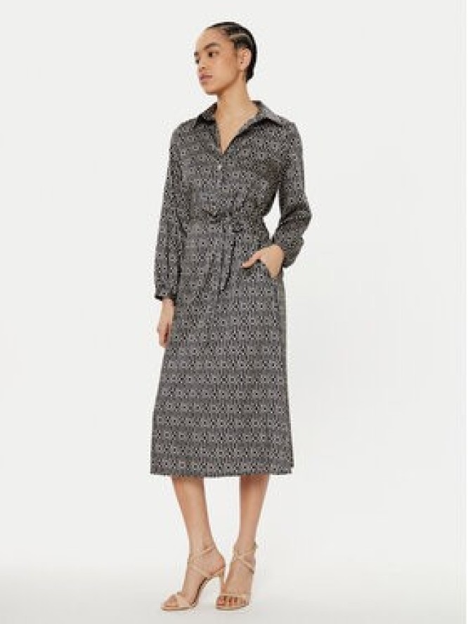 Rinascimento Sukienka koszulowa CFC0119895003 Czarny Regular Fit