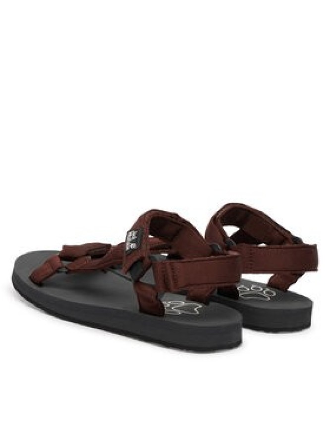 Jack Wolfskin Sandały Taiga A65623 Brązowy ciemny