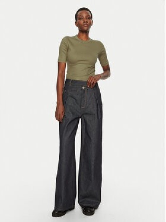 IVY OAK T-Shirt Kristin IO1100X2351 Khaki Slim Fit