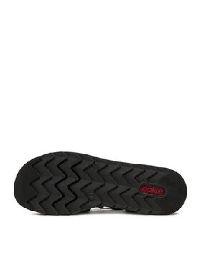 Rieker Sandały V7972-00 Czarny