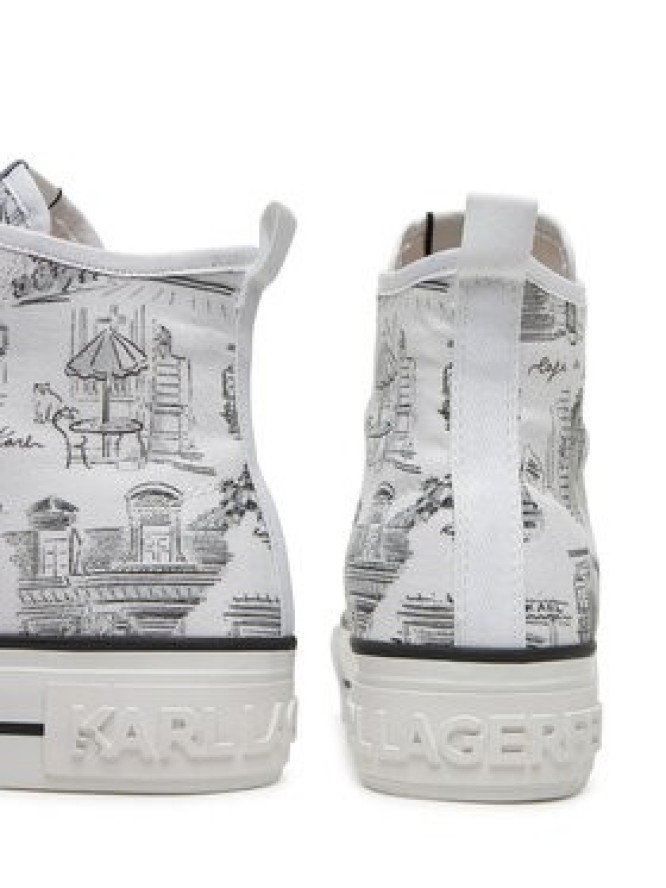 KARL LAGERFELD Trampki KL60455 Biały