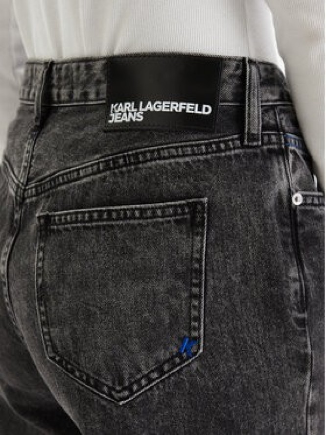 Karl Lagerfeld Jeans Jeansy B1W10083 Czarny Flare Fit