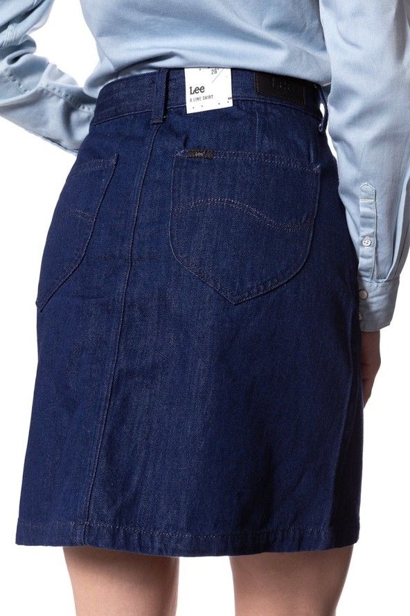 SPÓDNICA JEANSOWA LEE A LINE SKIRT RINSE L38NRC36 112108289