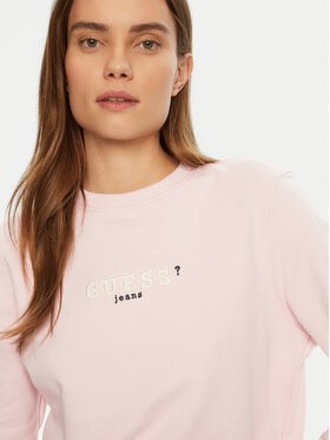 Guess Jeans Bluza W5RQ28 K68I4 Beżowy Regular Fit