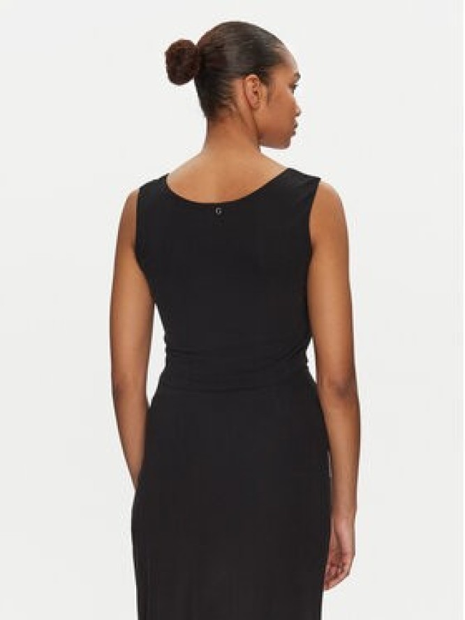 Guess Top W5GP22 KAQL2 Czarny Regular Fit