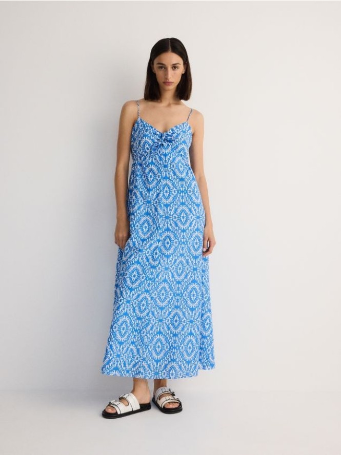 Sukienka z bawełny - niebieski