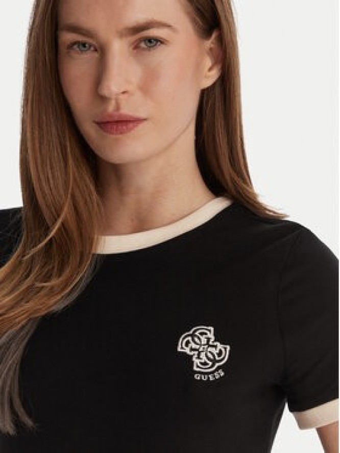 Guess T-Shirt V6GI05 K2966 Czarny Regular Fit