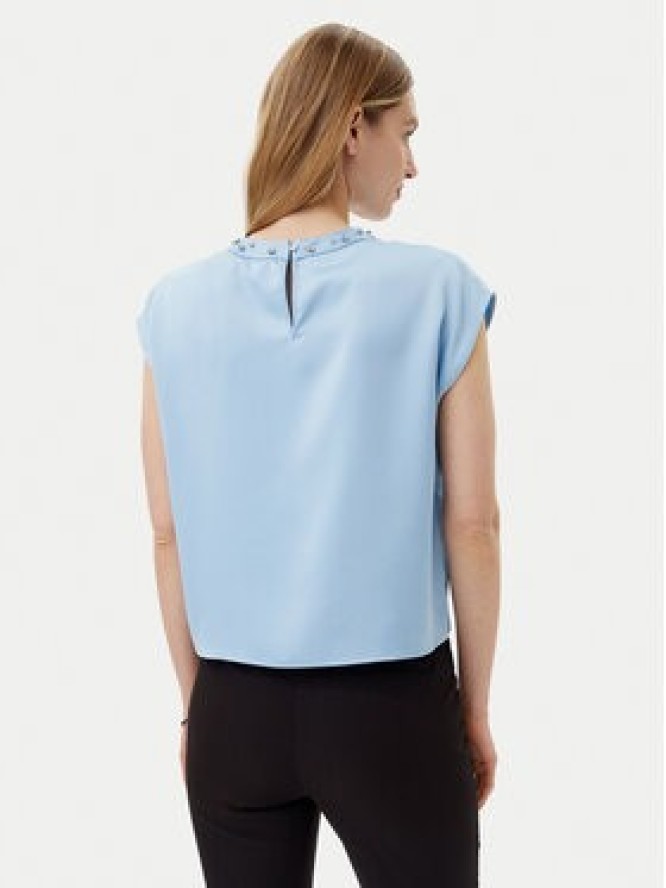 Imperial Bluzka RIC3JBA Niebieski Regular Fit