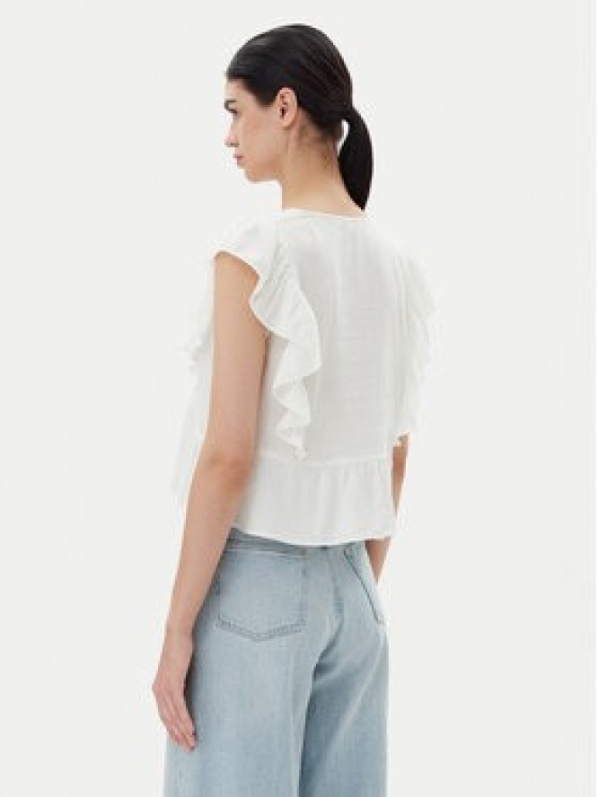 ONLY Bluzka Rian 15349090 Biały Regular Fit