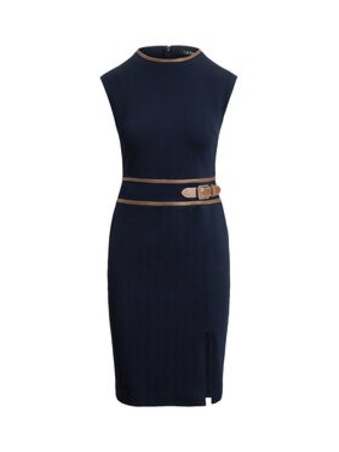LAUREN RALPH LAUREN Sukienka koktajlowa 200980040001 Granatowy Slim Fit