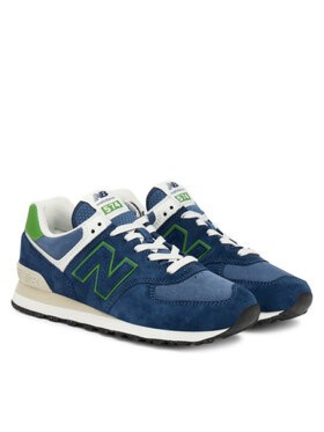 New Balance Sneakersy U574QBL W Niebieski
