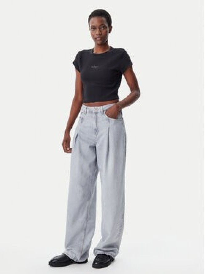 Calvin Klein Jeans T-Shirt LV047AB802 Czarny Regular Fit