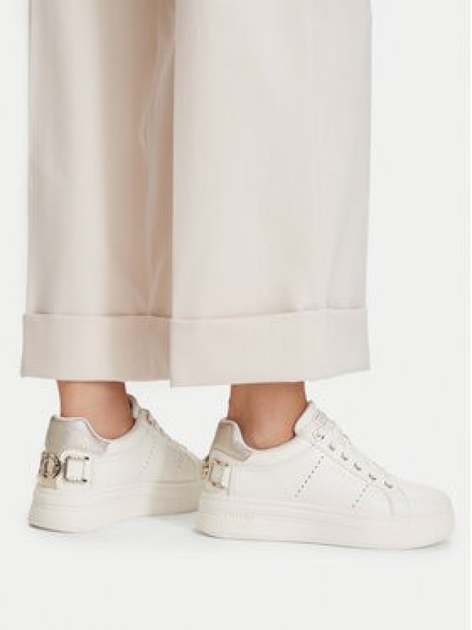 Guess Sneakersy FLPWES ELE12 Biały