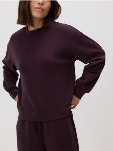 Bluza z modalem - ciemnofioletowy