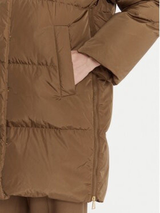 Weekend Max Mara Kurtka puchowa Newbembo 2525496072 Brązowy Relaxed Fit