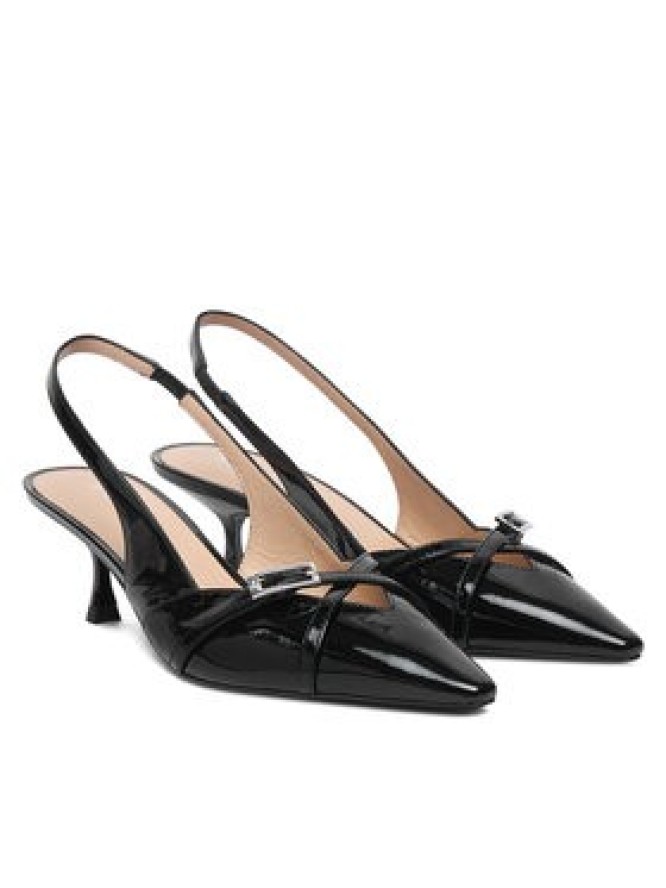 Stuart Weitzman Czółenka Georgie Slingback 50 SM977 Czarny