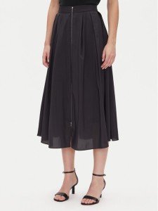 DKNY Spódnica trapezowa P5AN7A13 Czarny Loose Fit