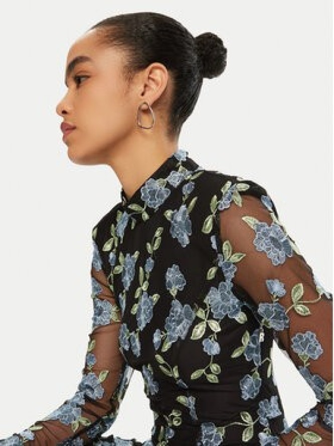 ROTATE Sukienka codzienna 113897 Czarny Regular Fit