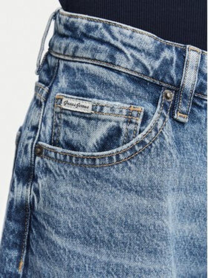Guess Jeans Jeansy W6RA2B D5M5M Niebieski Wide Leg
