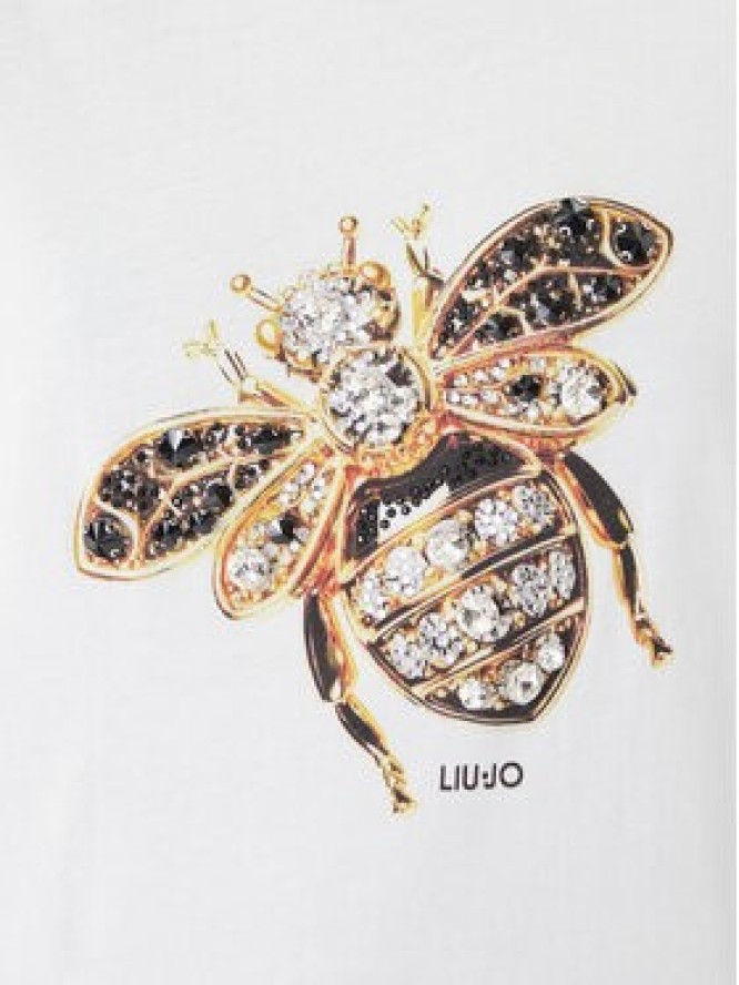 Liu Jo T-Shirt WA6237 JS923 Biały Regular Fit