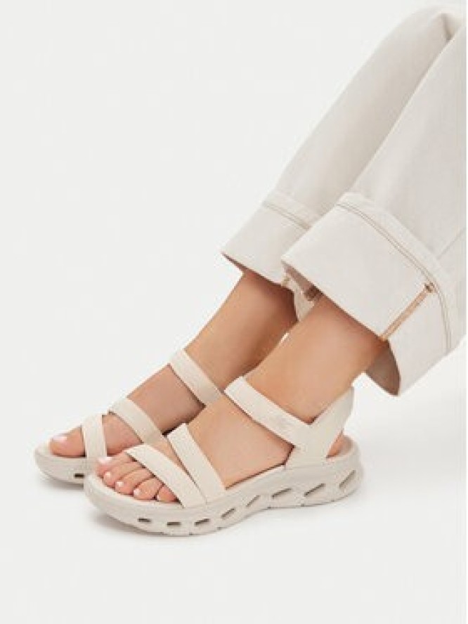 Skechers Sandały Go Walk Glide-Step 2.0 Sandal 141269/NAT Beżowy