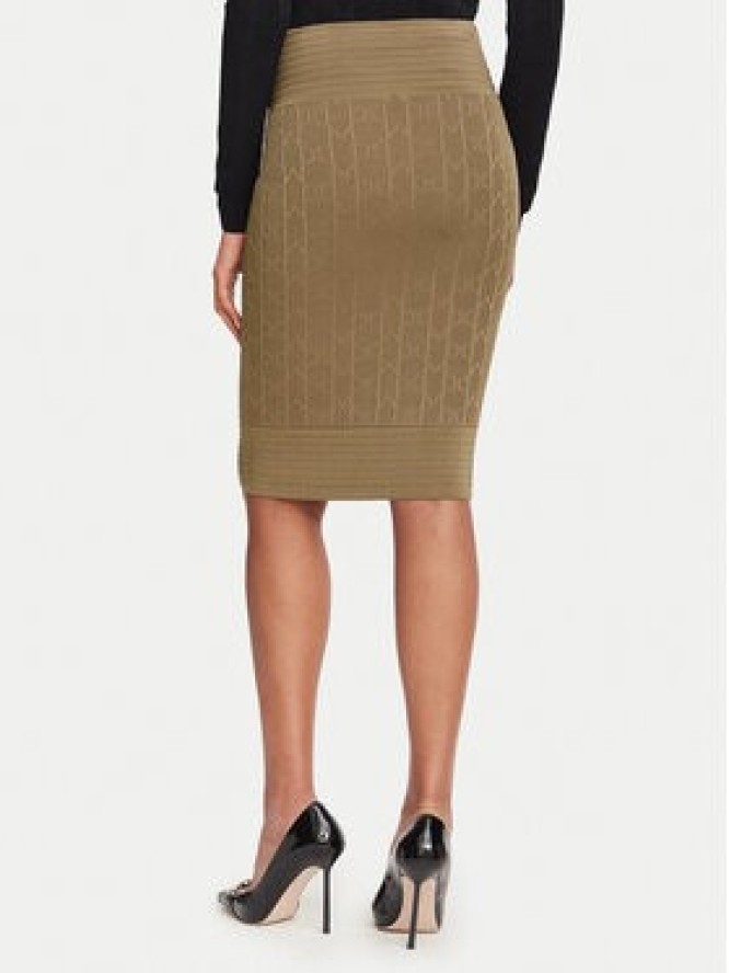 Marciano Guess Spódnica ołówkowa G6YD07 Z1013 Brązowy jasny Slim Fit