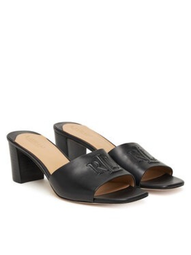 LAUREN RALPH LAUREN Klapki Everley Block-Heel 802974364001 Czarny