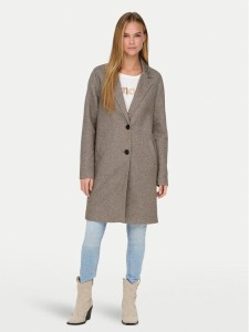 ONLY Płaszcz przejściowy Sedona 15321862 Szary Regular Fit