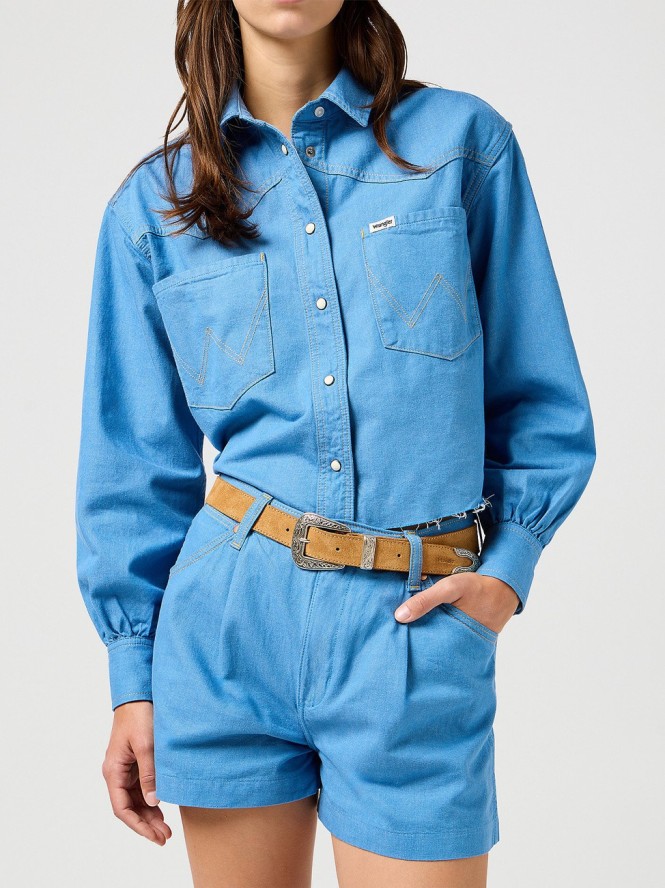 WRANGLER DAMSKI PASEK WRANGLER WESTERN BELT CAMEL 112365298