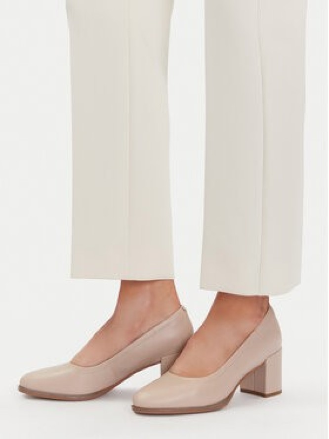 Clarks Półbuty Freva 55 26181336 Beżowy