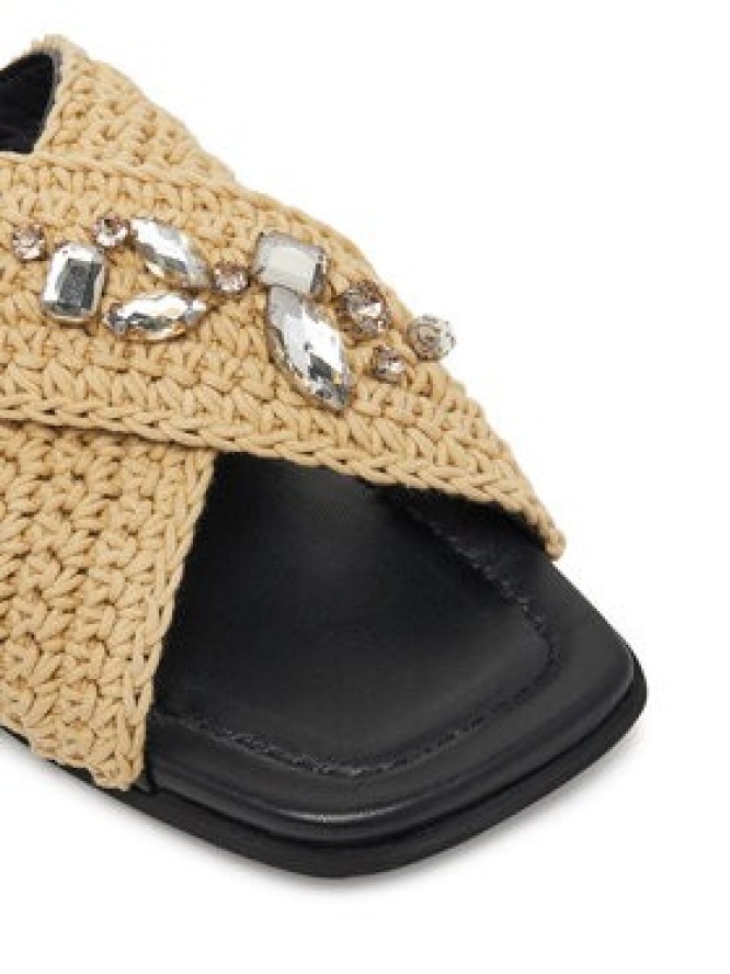 Inuikii Klapki Woven Strap Stones 70104-367 705 Beżowy