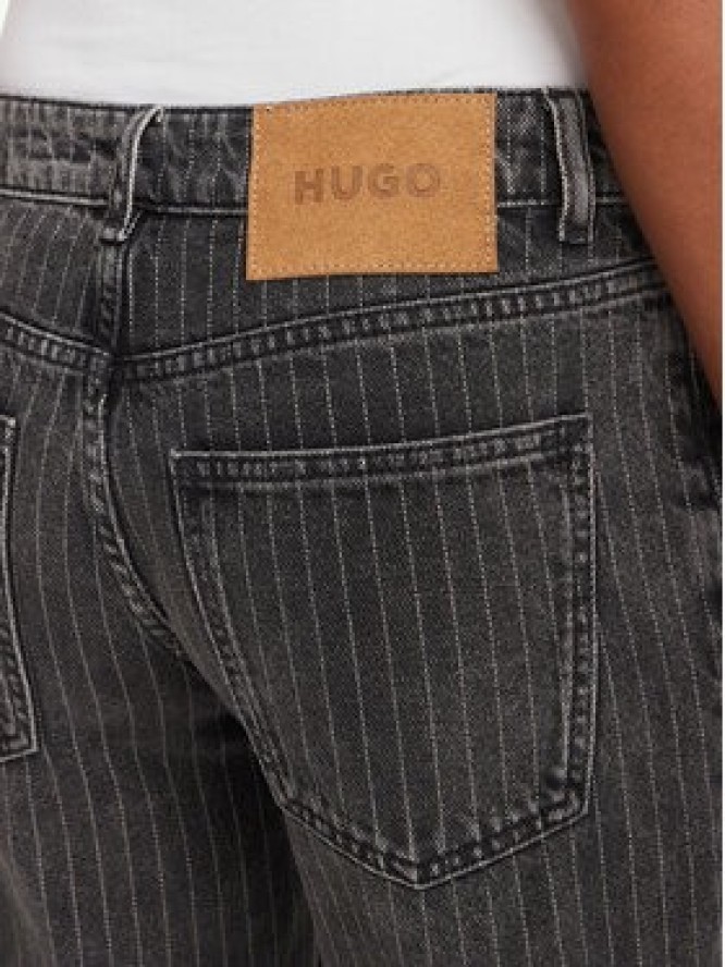 HUGO Jeansy Gelissa_3 50568482 Szary ciemny Bootcut Fit