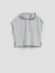 Bluza bez rękawów - jasnoszary