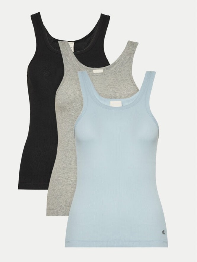 Calvin Klein Underwear Komplet topów LV00QS7493 Kolorowy Regular Fit