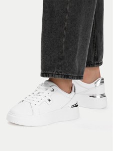 Tommy Hilfiger Sneakersy Th Platform Chic Sneaker FW0FW09626 Biały