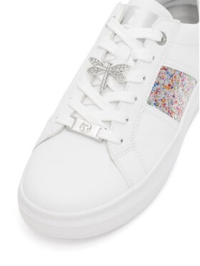 Rieker Revolution Lifestyle Sneakersy W1202-83 Biały