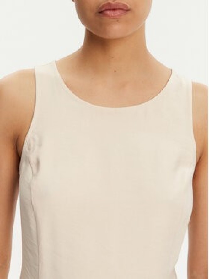 Calvin Klein Jeans Sukienka codzienna J20J225268 Beżowy Regular Fit