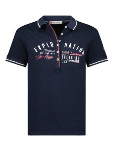 Geographical Norway Koszulka polo w kolorze granatowym rozmiar: XL
