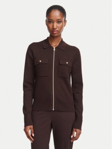 Tommy Hilfiger Kardigan WW0WW51415 Brązowy Regular Fit