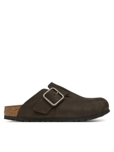 Birkenstock Klapki Boston Wire Buckle 1032762 Brązowy ciemny
