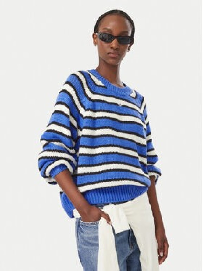 Roxy Sweter One In School ERJSW03715 Niebieski Regular Fit