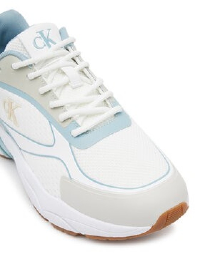 Calvin Klein Jeans Sneakersy Retro Tennis Knit Mg YW0YW01887 Biały