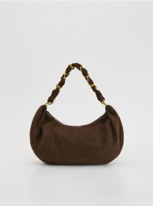 Torebka na ramię - ciemnobrązowy