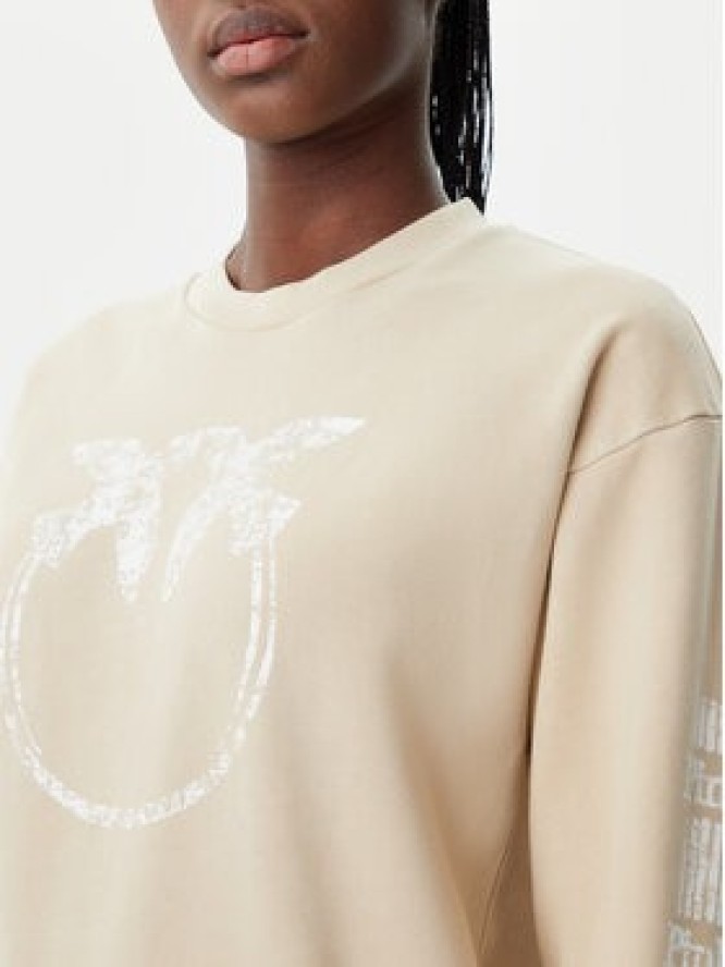 PINKO Bluza 104618 A2CV C36 Beżowy Regular Fit